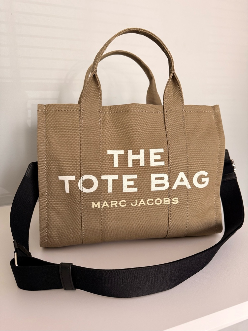 Marc Jacobs Canvas Medium Tote Bag - Slate Green